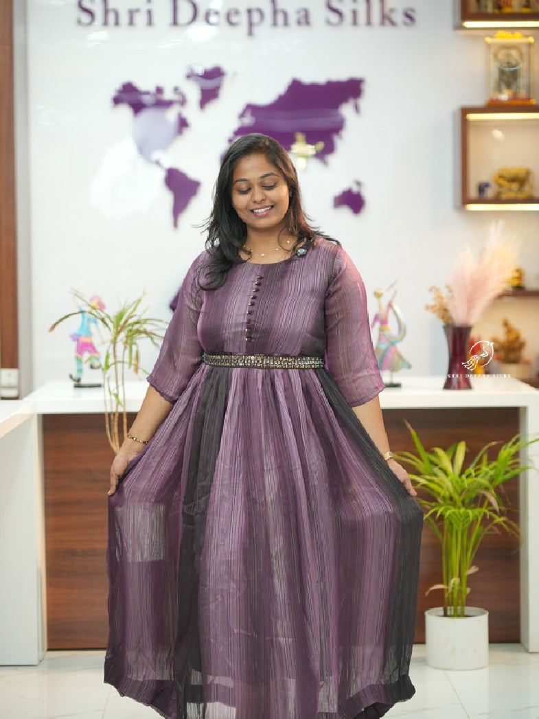 Premium Aqua Sheesha Silk Maxi
