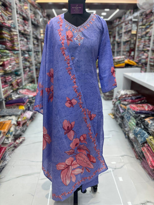 Premium Party Wear 3 Pcs Salwar Set - PSS