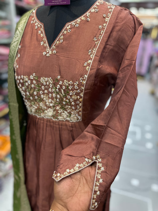Premium Party Wear 3 Pcs Salwar Set - PSS