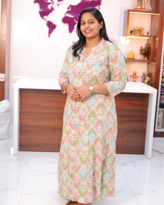 Budget Friendly Plus Size Aline Kurti - PSAK13
