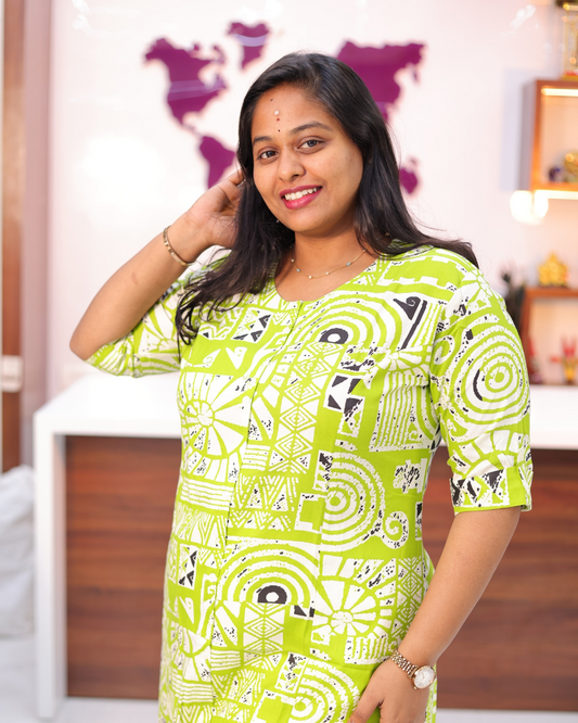 Budget Friendly Plus Size Aline Kurti - PSAK19