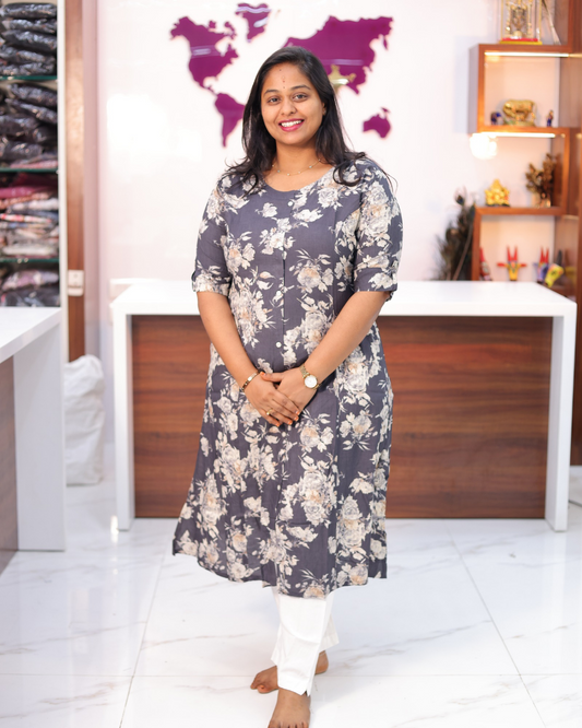 Budget Friendly Plus Size Aline Kurti - PSAK20
