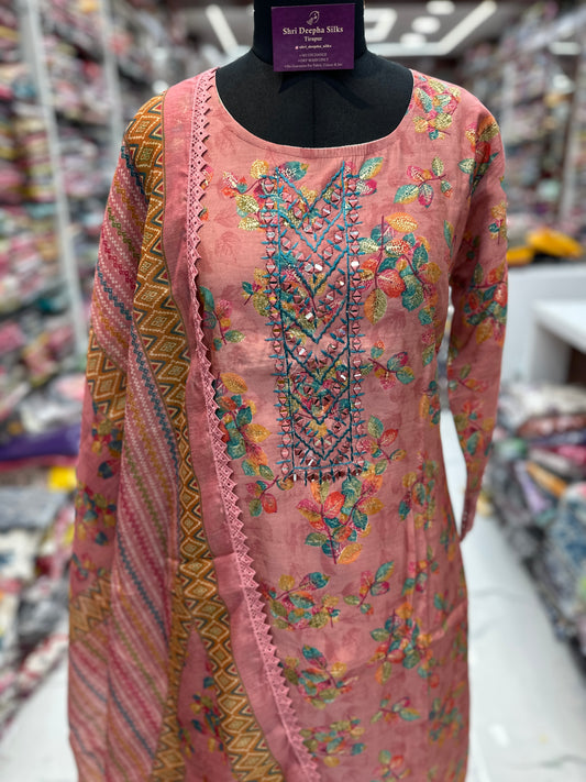 Premium Party Wear 3 Pcs Salwar Set - PSS