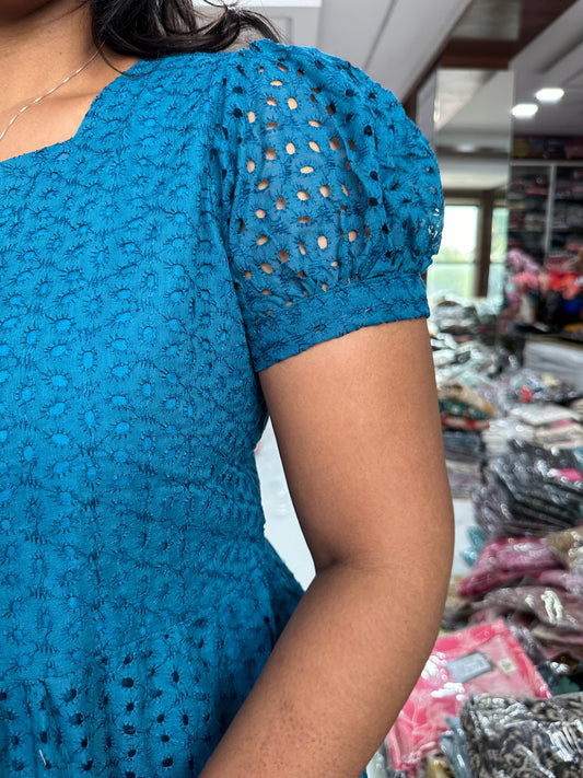 Hakoba Puff Midi - Peacock