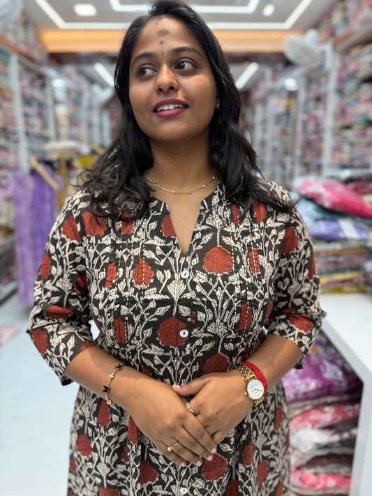 Jaipur Cotton Aline Kurti - ALKT113