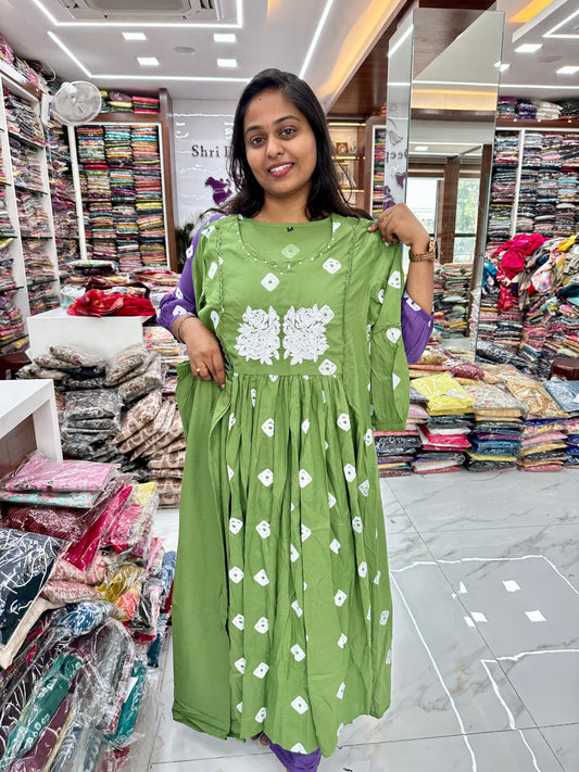 Vibrant Cotton Co Ord Set Green