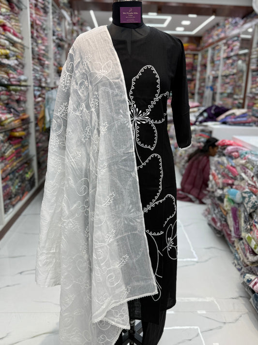 Premium Khadi Cotton 3 Pcs Salwar Set - PKSS05