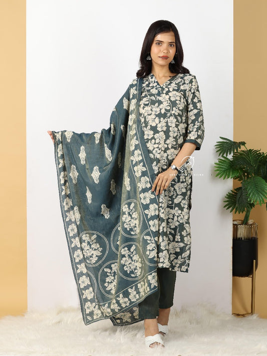 Vatican Silk 3pcs Salwar set