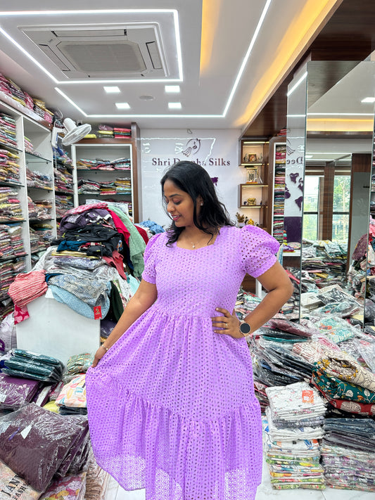 Hakoba Puff Midi Lilac - HPM01