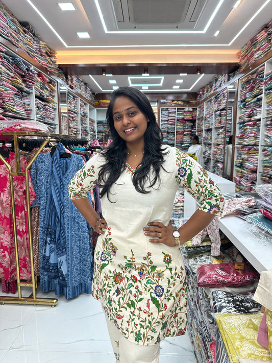 Cream Pastel Short Co Ord Set Bottle Green - SCJV04