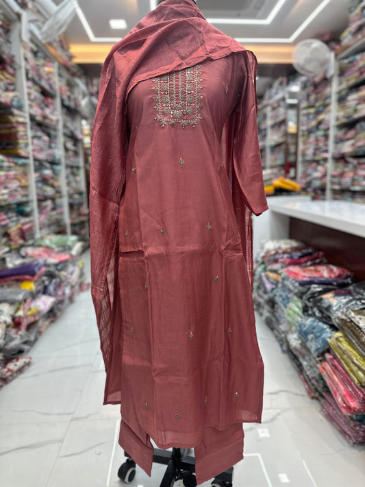 Premium Party Wear 3 Pcs Salwar Set - PSS