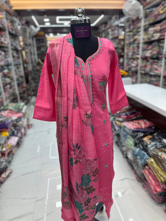 Premium Party Wear 3 Pcs Salwar Set - PSS