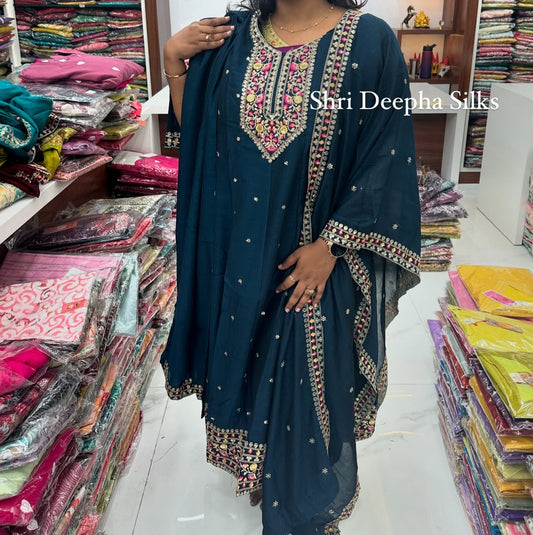 Premium Anarkali Silk Salwar Set