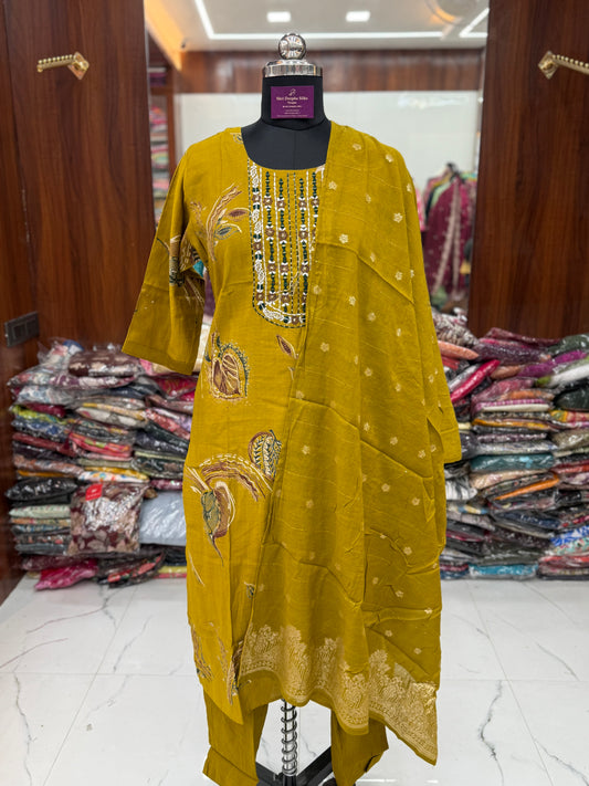 Premium Party Wear 3 Pcs Salwar Set - PSS