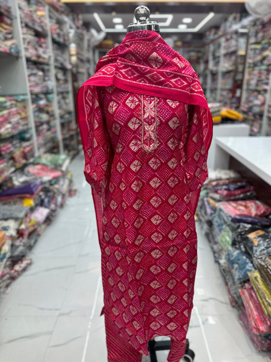 Premium Party Wear 3 Pcs Salwar Set - PSS