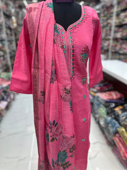 Premium Party Wear 3 Pcs Salwar Set - PSS