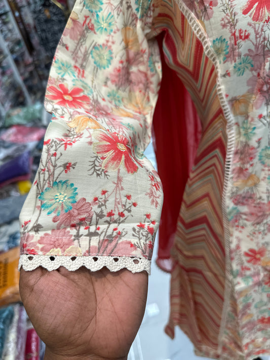 Premium Party Wear 3 Pcs Salwar Set - PSS