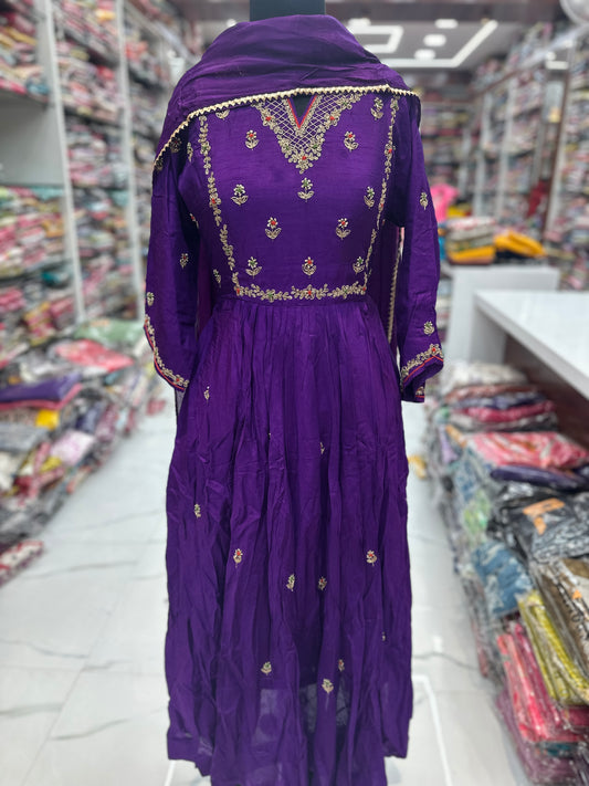 Premium Party Wear 3 Pcs Salwar Set - PSS