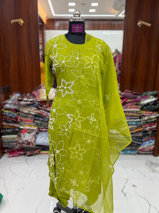 Premium Party Wear 3 Pcs Salwar Set - PSS