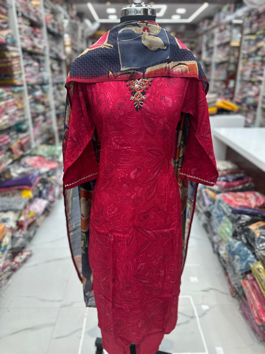 Premium Party Wear 3 Pcs Salwar Set - PSS