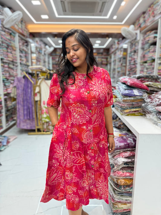 Vatican Silk Aline Kurti - ALKT117