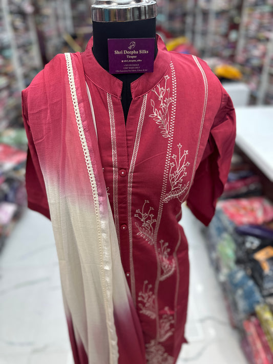 Premium Party Wear 3 Pcs Salwar Set - PSS