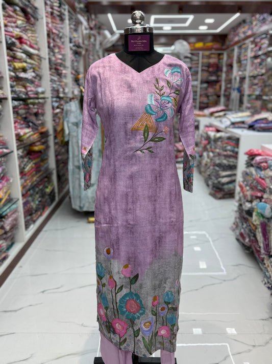 Premium Khadi Cotton 3 Pcs Salwar Set - PKSS03