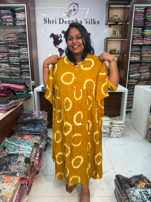 Spun Cotton Plus Size Budget Midi - JVMD06