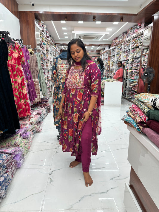 Nyra Cut 3 Pcs Spun Cotton Salwar Set - NCSS04