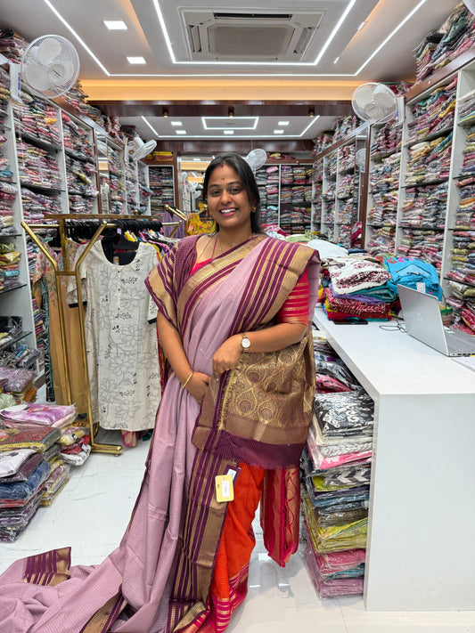 Pure Georgette Banaras Saree - PGBS03