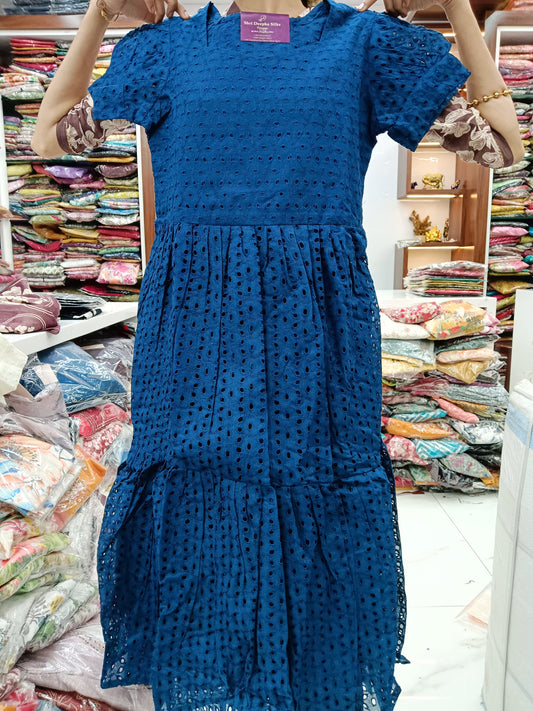 Hakoba Puff Midi - Blue