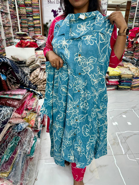 Co Ord Set - Ice Blue (VNCO14)