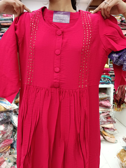 Silk Midi - Pink (SAMD01)