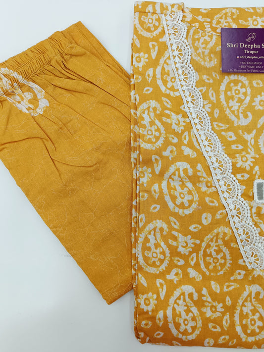 Pure Cotton 3 Pcs Salwar Set - PCS04