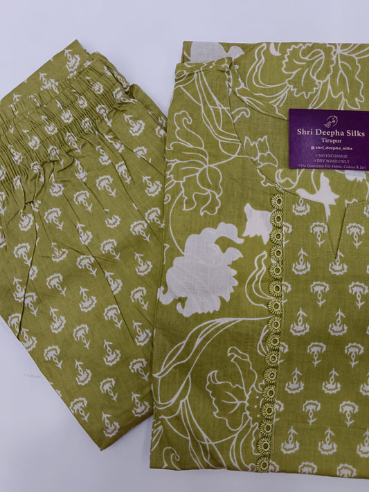 Pure Cotton 3 Pcs Salwar Set - PCS05