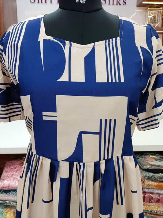 Trendy Budget Gown Navy Blue - ABG01