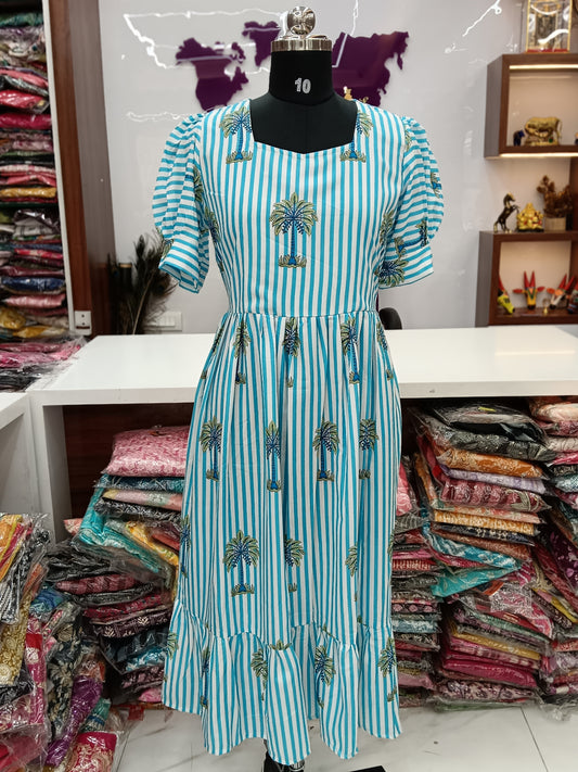 Trendy Budget Gown Sky Coconut - ABG03