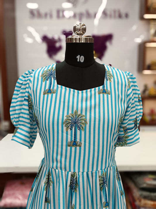 Spun Cotton Trendy Puff Midi - SCMD04