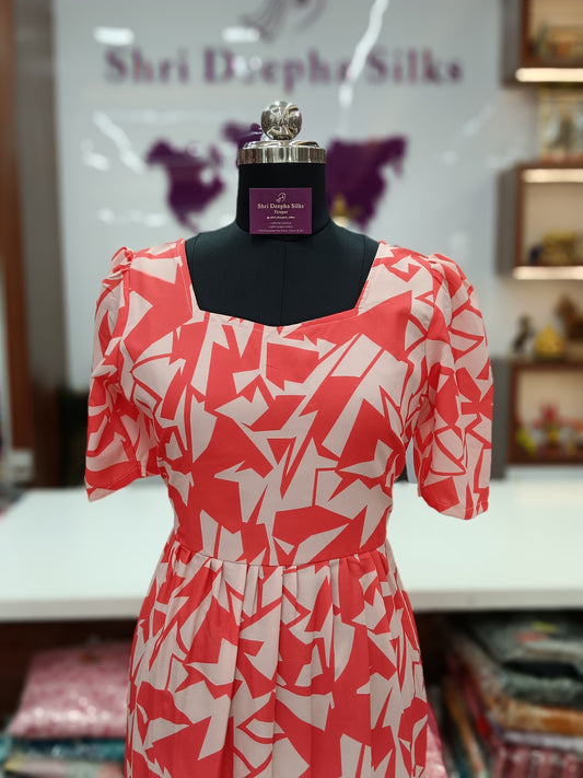 Spun Cotton Trendy Puff Midi - SCMD03