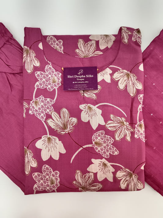 Co Ord with Dupatta - Floral Print