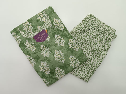 Office Wear Spun Cotton 2 Pcs Salwar Set