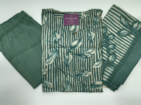 Office Wear Modal Silk 3 Pcs Salwar Set