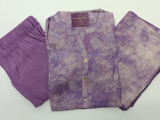 Office Wear Modal Silk 3 Pcs Salwar Set