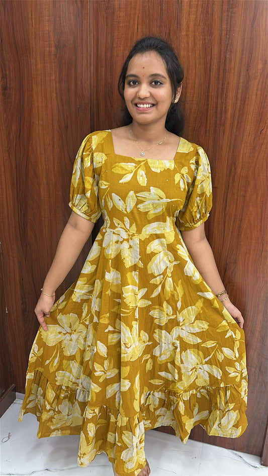 Jaipur Cotton Puff Midi - JPM05