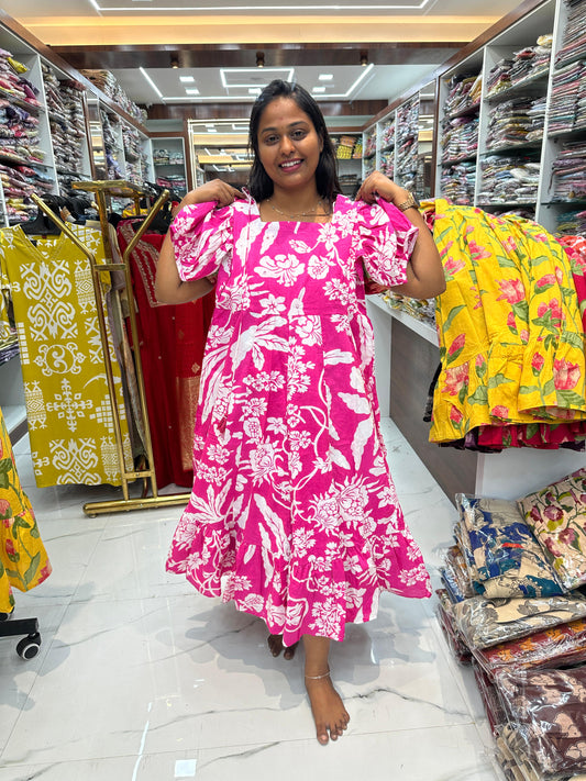 Jaipur Cotton Puff Midi - JPM03