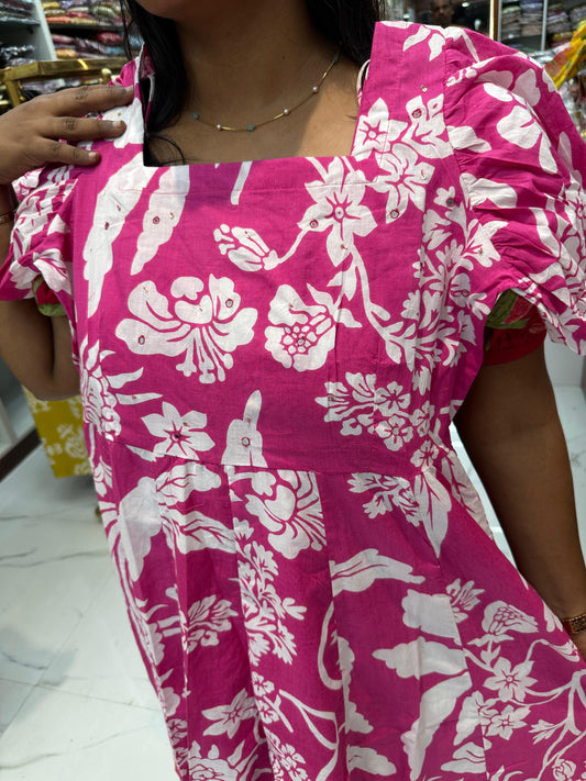 Jaipur Cotton Puff Midi - JPM03