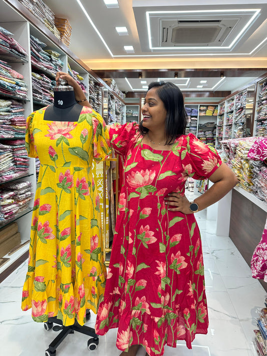 Jaipur Cotton Puff Midi - JPM02