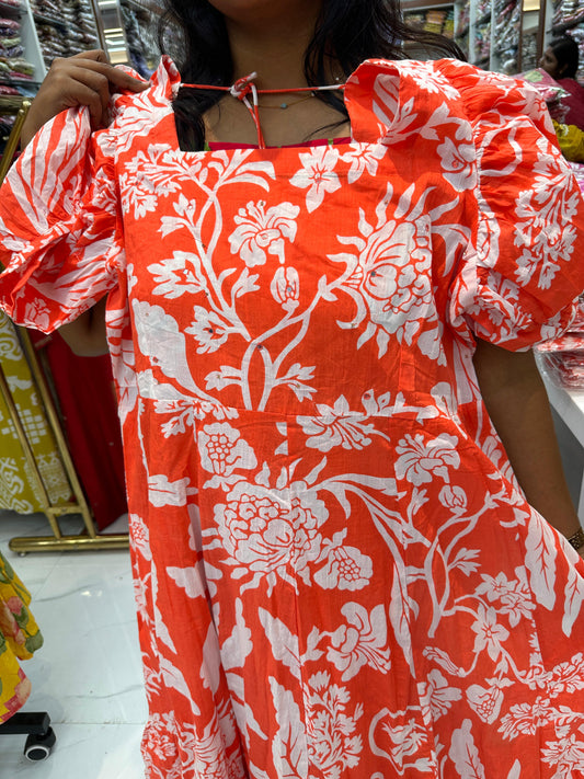 Jaipur Cotton Puff Midi - JPM04