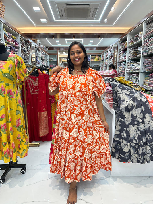 Jaipur Cotton Puff Midi - JPM08