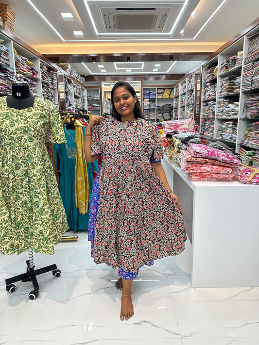 Floral Print Midi - ASBM04